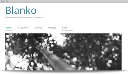 Blanko Joomla Template