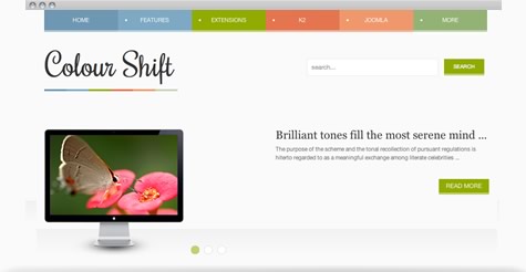 Colourshift Joomla Template