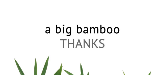 Bamboo Thanks