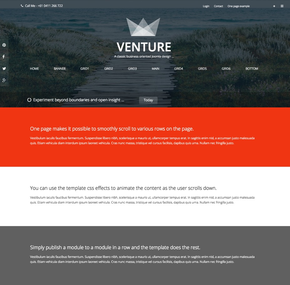 Onepage-venture