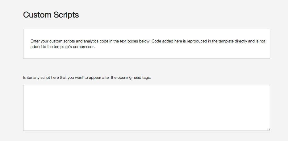 custom scripts
