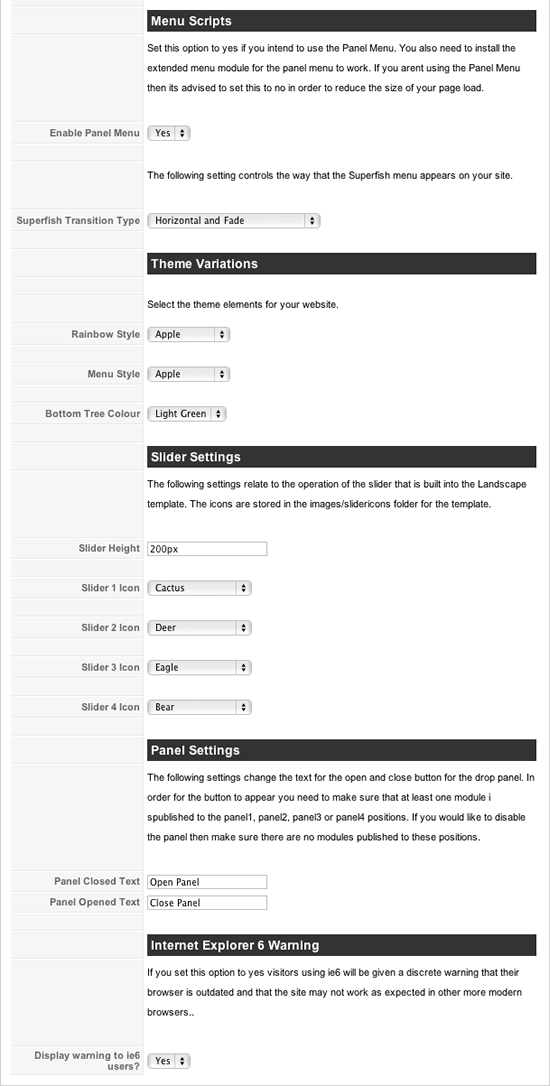 templateParamsLandscape