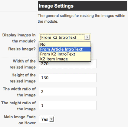 image-settings