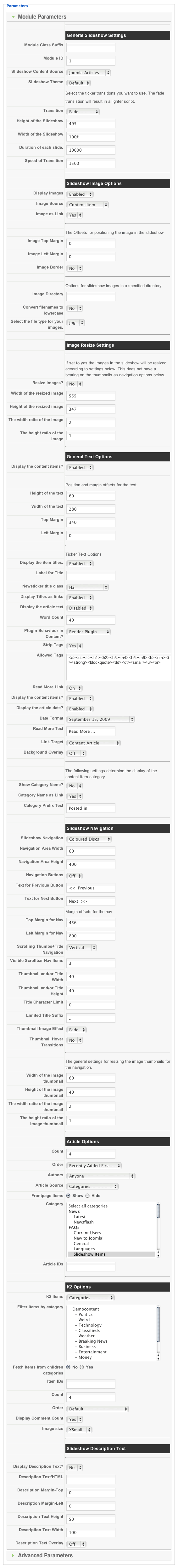 newstreamSlideshowSettings