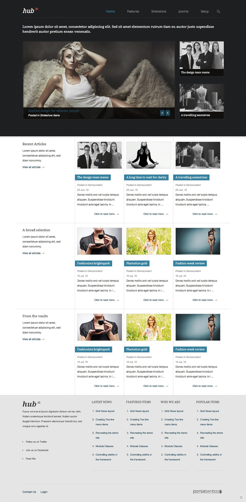 Joomla Magazine Template Hub Joomla Template Joomlabamboo Joomla Magazine Template Hub Joomla Template Joomlabamboo