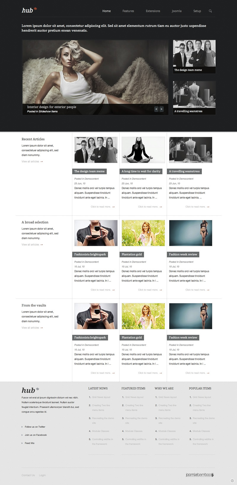 Joomla Magazine Template Hub Joomla Template Joomlabamboo Joomla Magazine Template Hub Joomla Template Joomlabamboo