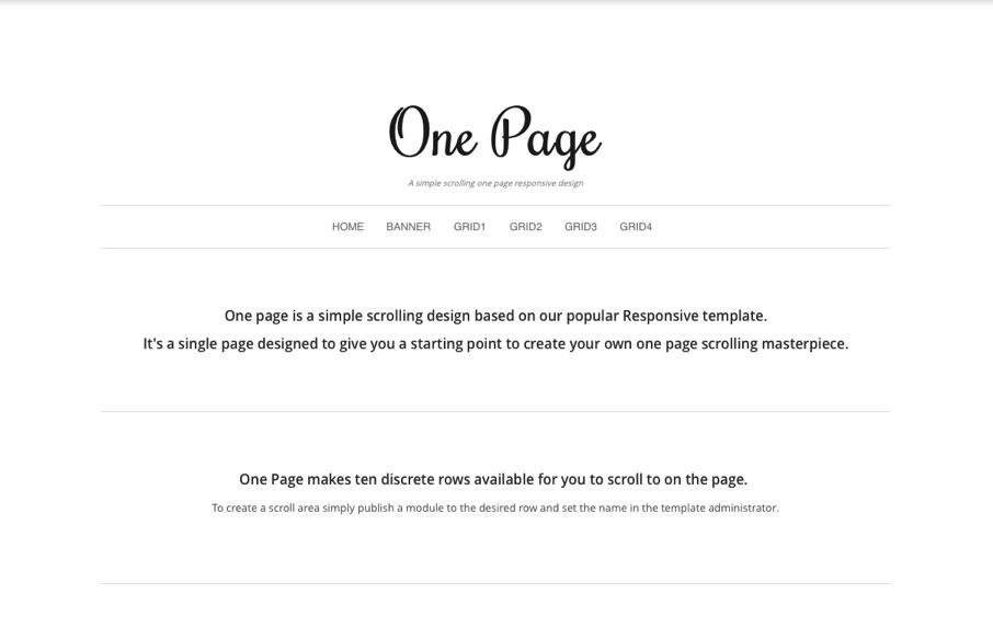 onepage