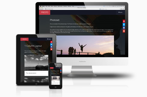 Presto Ajax Gallery responsive