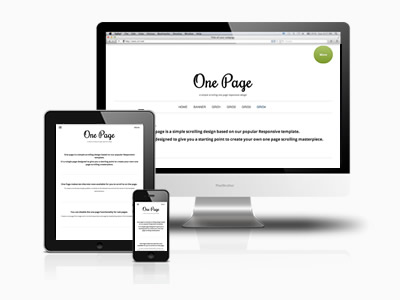 Onepage responsive